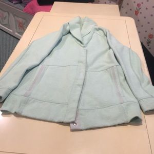 Lulu lemon sweatshirt button down jacket